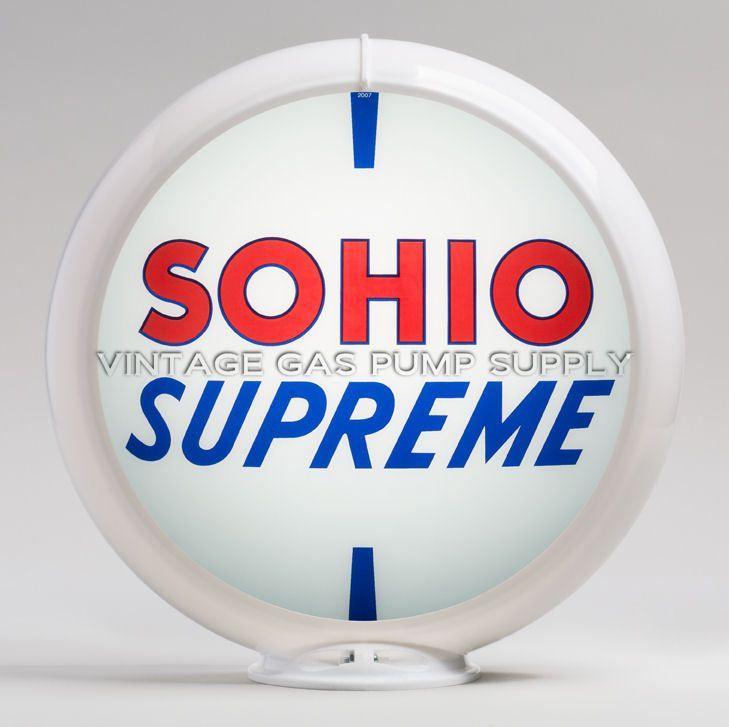 Sohio Logo - Sohio Gas Pump Globe 13.5