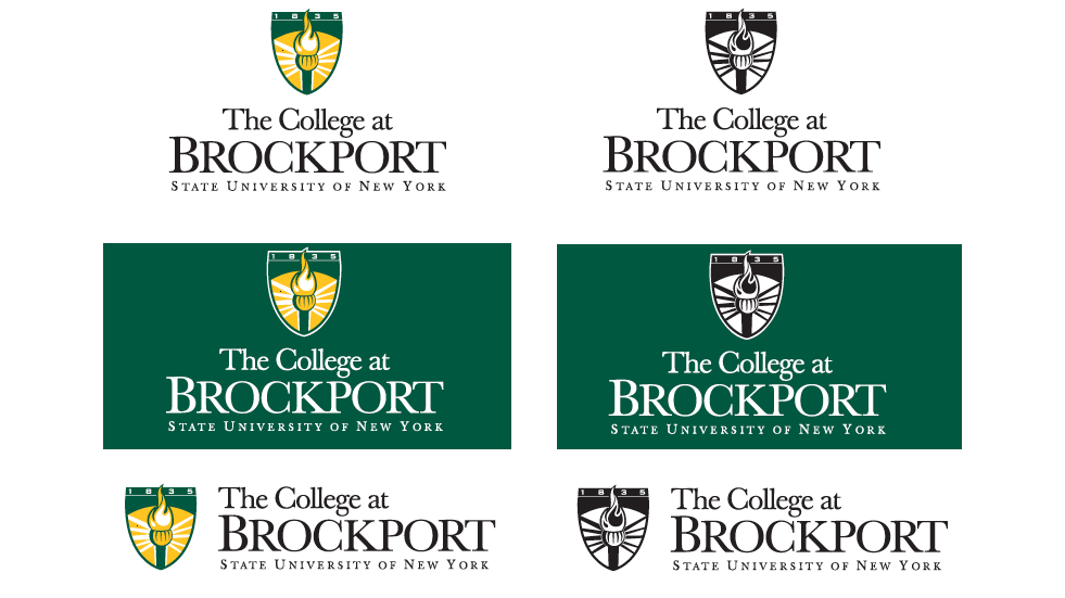 Brockport Logo - Logo Use on the Web: The College