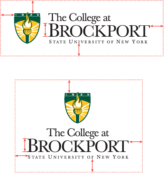 Brockport Logo - Logo Use on the Web: The College at Brockport