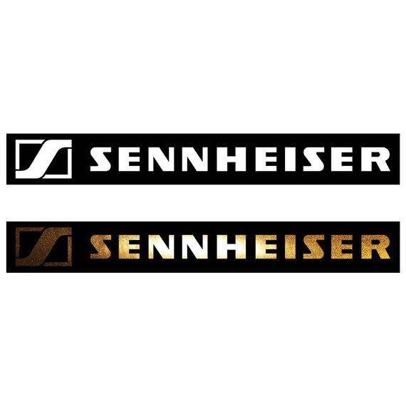 Sennheiser Logo - Sennheiser logo Sticker Decal 6.0 dual colors Blue-Gold | Etsy