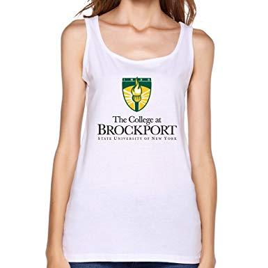 Brockport Logo - ZhiXiong Womens 100% Cotton Suny Brockport Logo Tank