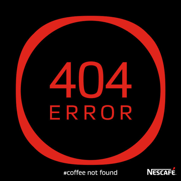 Error Logo - Brand New: New Logo and Global Branding for Nescafé by Various