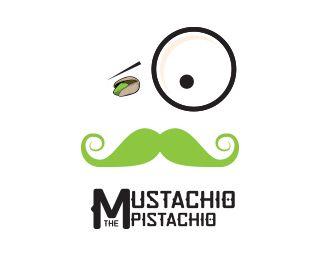 Mustachio Logo - Mustachio The Pistachio Designed