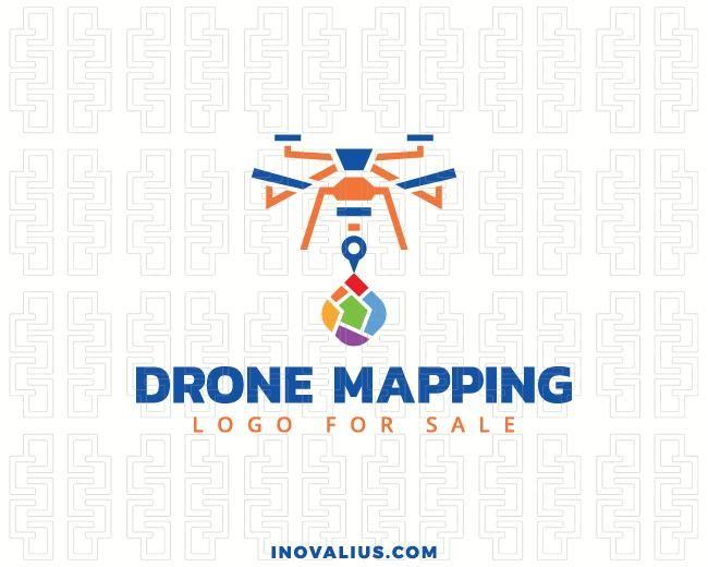 Styalized Logo - Drone Mapping Logo