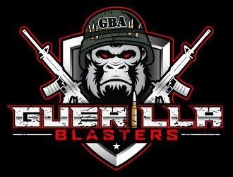 Blaster Logo - GUERILLA BLASTERS logo design