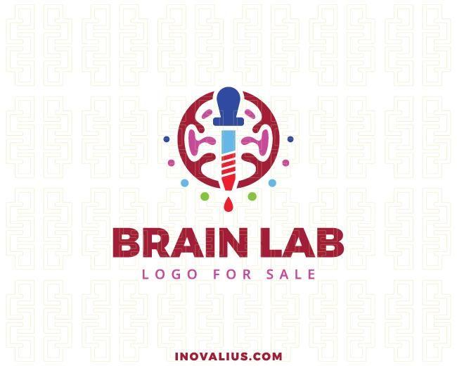 Styalized Logo - Brain Lab Logo For Sale | Inovalius