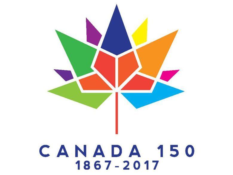 Styalized Logo - Stylized logo for Canadian 150th celebration 'basically flipped a ...