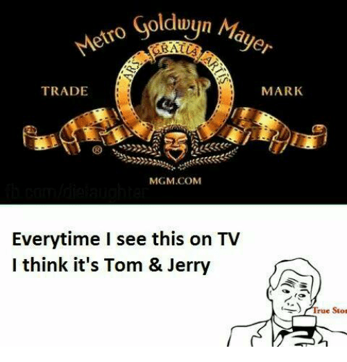 Mgm.com Logo - Ko Goldwyn Ma Ayer TRADE MARK MGM COM Everytime I See This on TV I