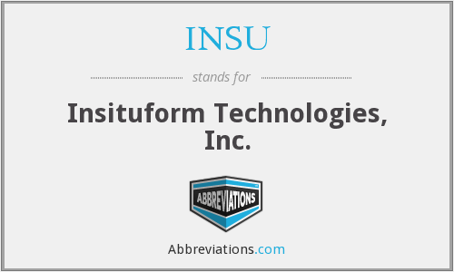 Insituform Logo - What is the abbreviation for Insituform Technologies, Inc.?