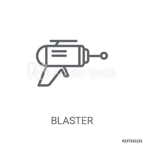 Blaster Logo - Blaster icon. Trendy Blaster logo concept on white background