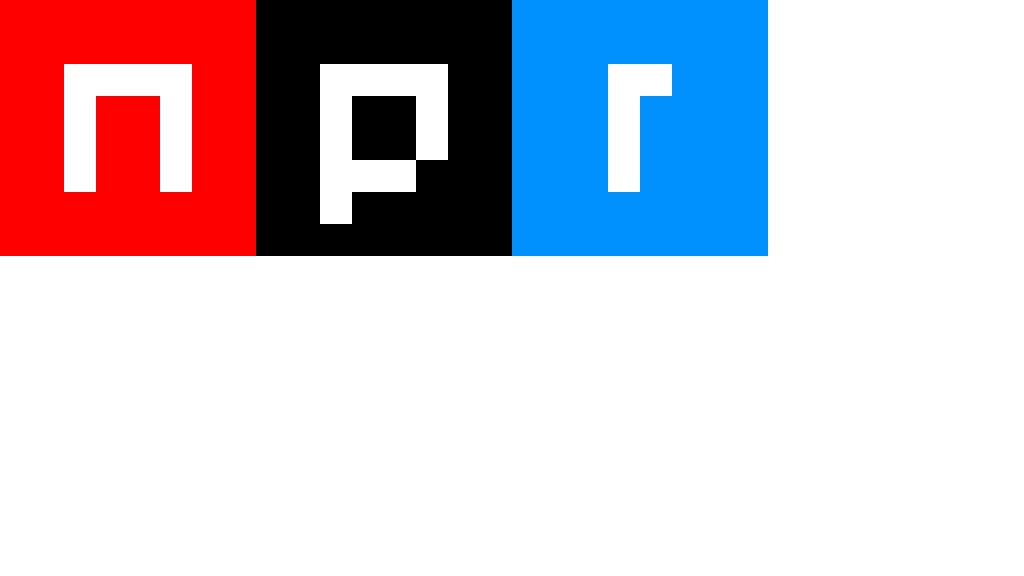NPR Logo - Any interest in an NPR logo on /r/place? Starting at (890,418) : NPR