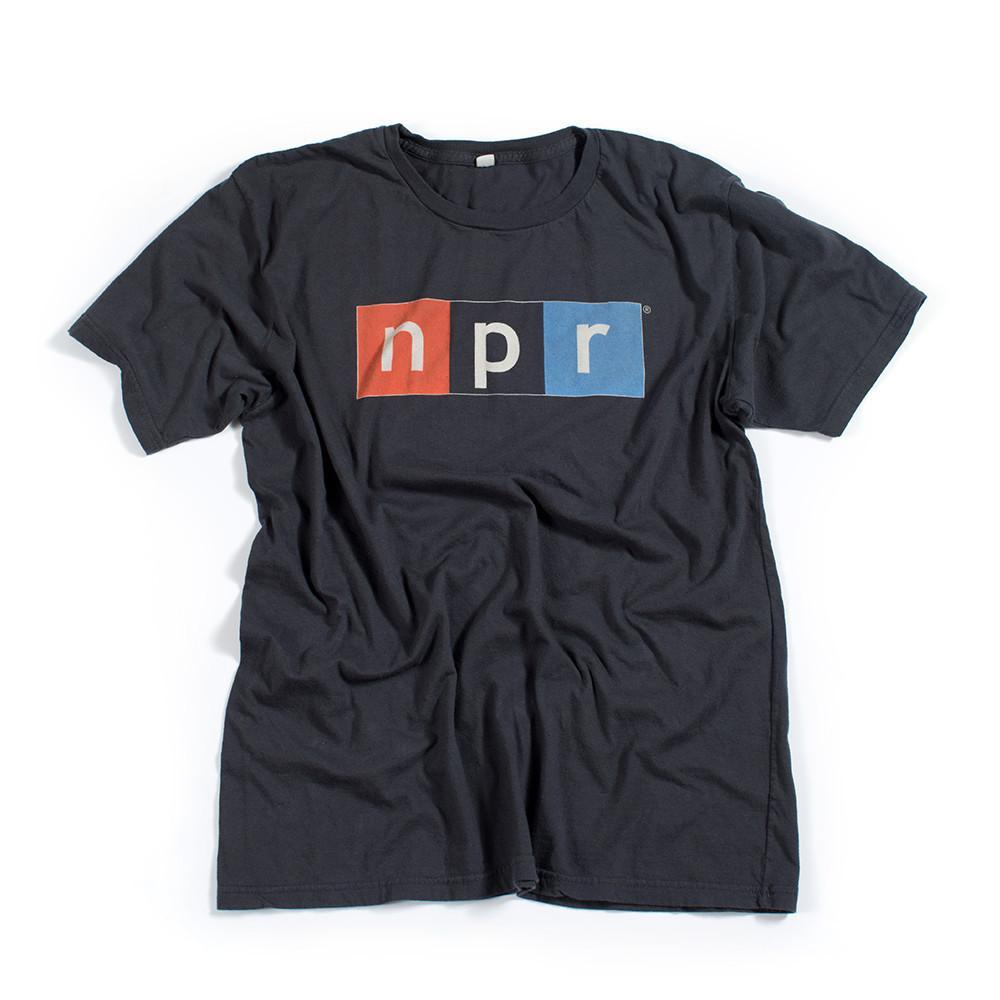 NPR Logo - Organic Cotton NPR Color Logo T-shirt: Soft Black – NPR Shop