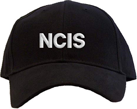 NCIS Logo - Amazon.com: NCIS Logo Embroidered Baseball Cap - Black: Clothing