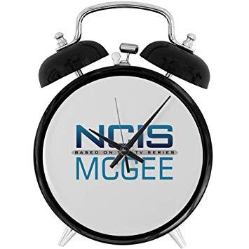 NCIS Logo - Amazon.com: 128 FUNHUA NCIS Logo McGee - Round Desk Clock, Unique ...