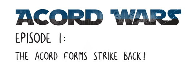 Acord Logo - ACORD WARS Episode I: The ACORD FORMS Strike Back! Group