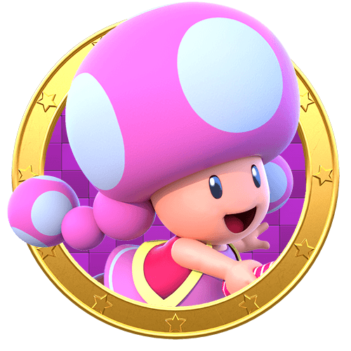 TOADETTE Logo - Toadette - Mario Party Legacy