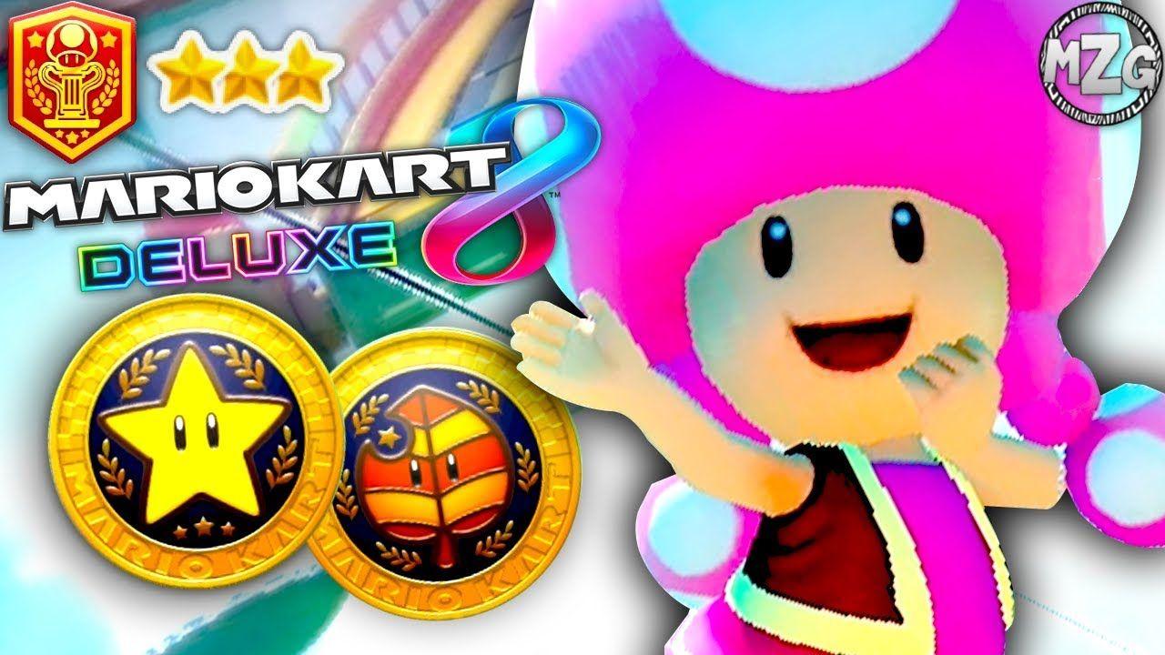 TOADETTE Logo - Star & Leaf 200cc Cups! Toadette! - Mario Kart 8 Deluxe Gameplay ...