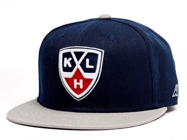 KHL Logo - KHL Logo Flat Bill Snapback Cap