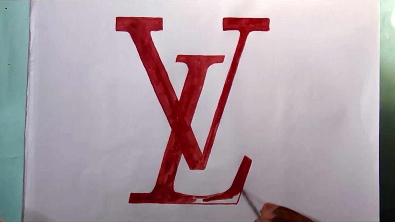 Louis Vuton Logo - How To Draw the Louis Vuitton Logo (logo drawing) - YouTube