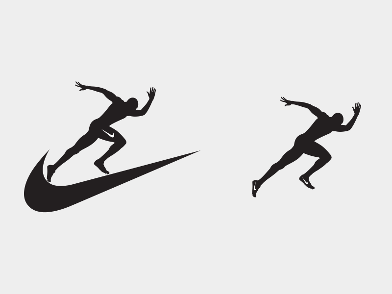 Track Logo - Nike Track & Field Running Logos By Delaneau W