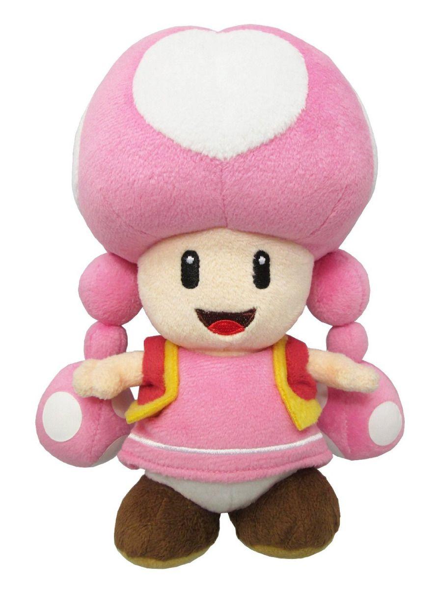 TOADETTE Logo - NEW Sanei Super Mario All Star Collection - AC33 - Toadette Stuffed ...