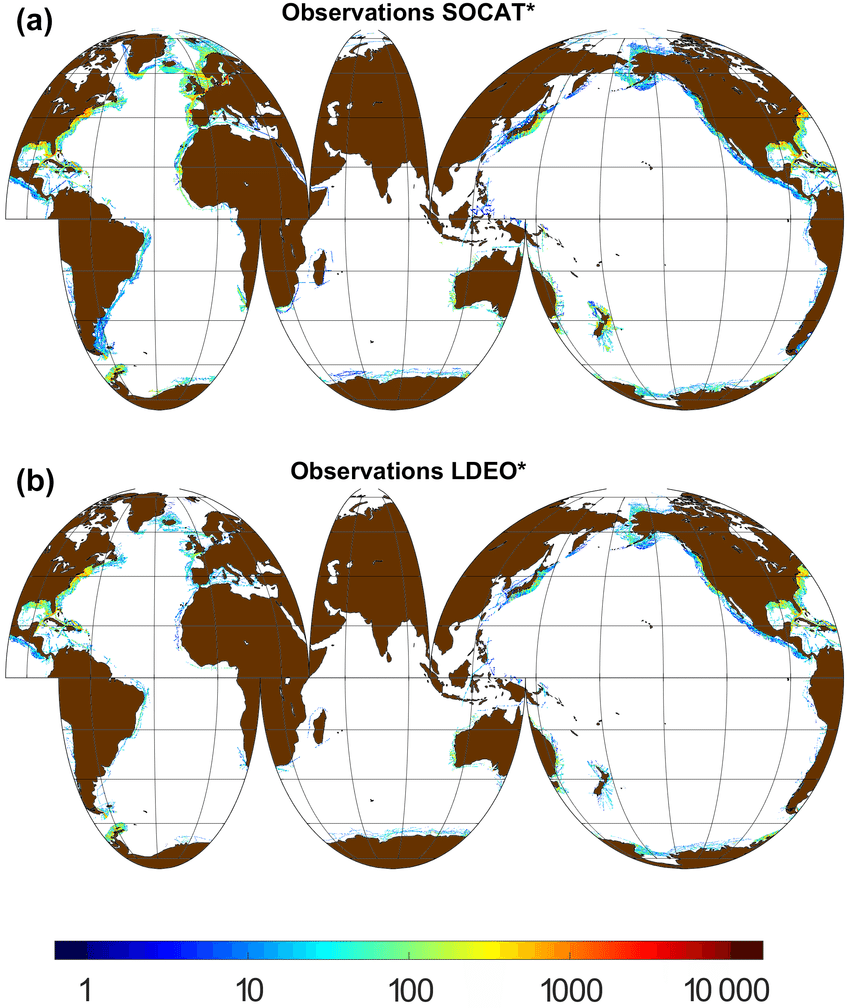 Ldeo Logo - Number of observations contained in each 0.25 • grid cell