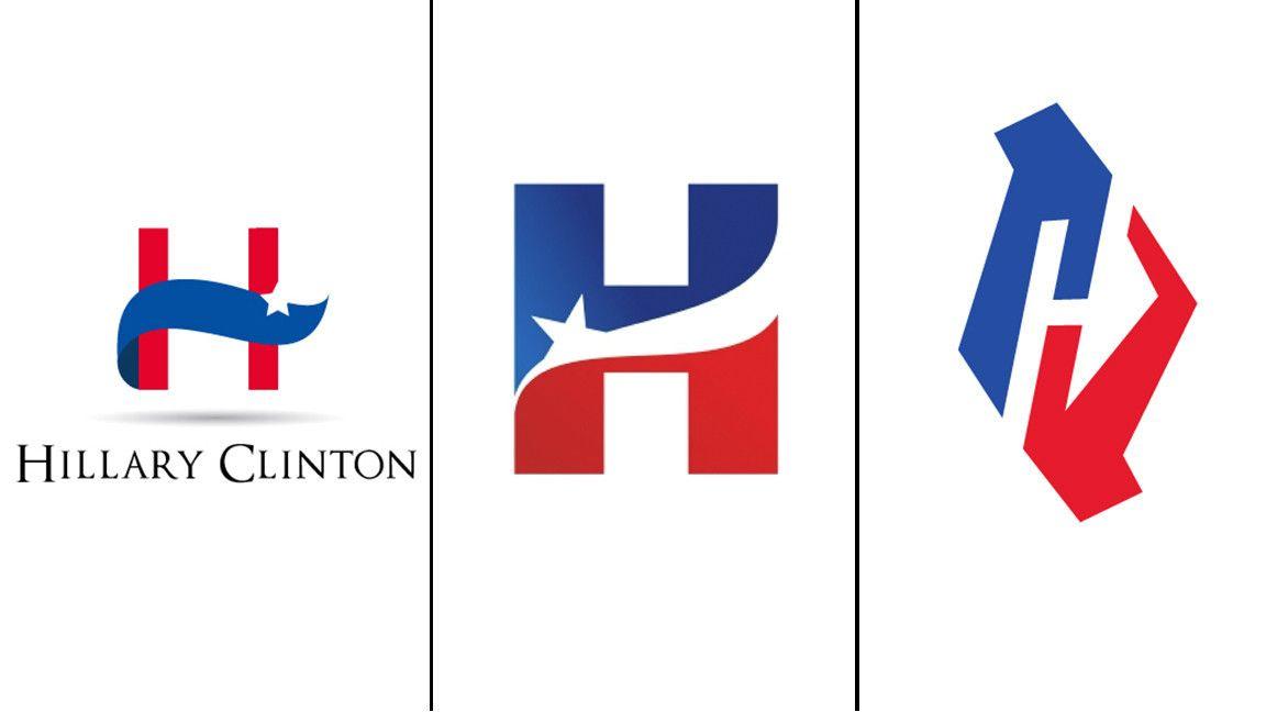 Hillary Logo - Hillary Clinton's campaign logo: arrow to the heart of design ...