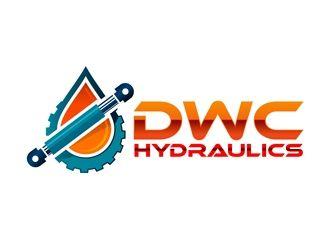 Hydraulics Logo - DWC Hydraulics logo design
