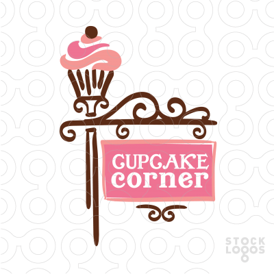 Cupcake Logo - Cupcake Logo. Pastry. ロゴ, ケーキ and マフィン
