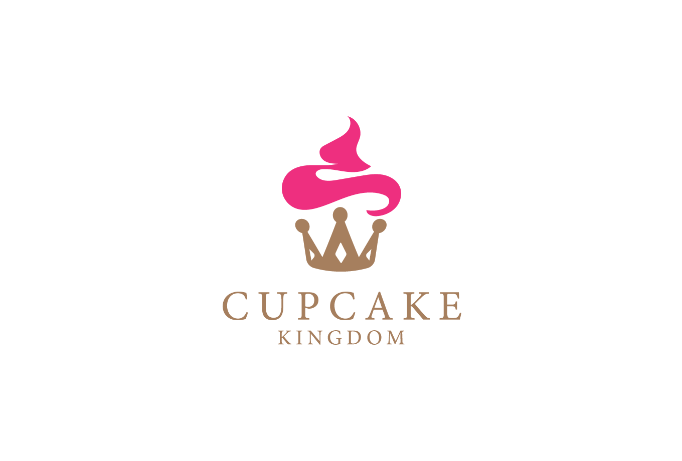 Cupcake Logo - SOLD – Cupcake Kingdom Logo Design | Logo Cowboy