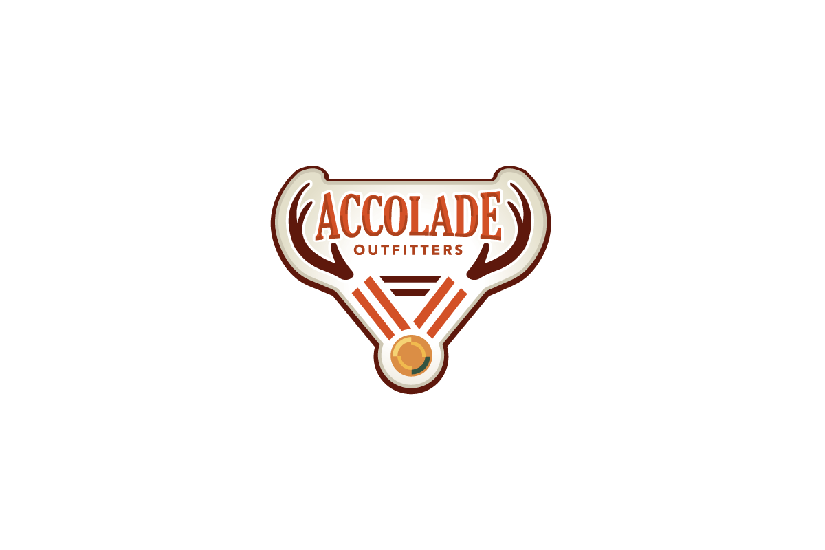 Medallion Logo - Accolade Outfitters—Buck Medallion Logo | Logo Cowboy