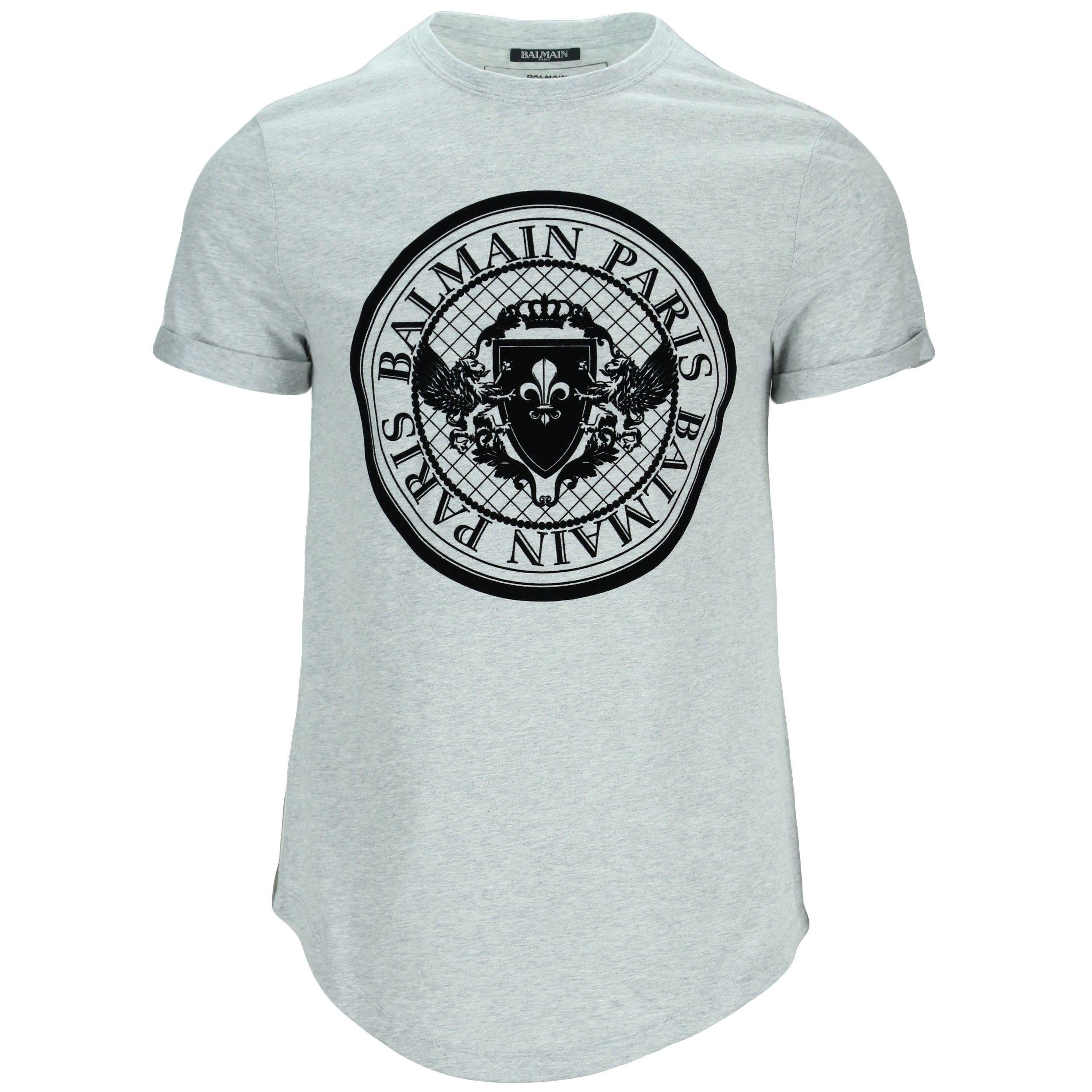 Medallion Logo - Balmain Medallion Logo T-Shirt