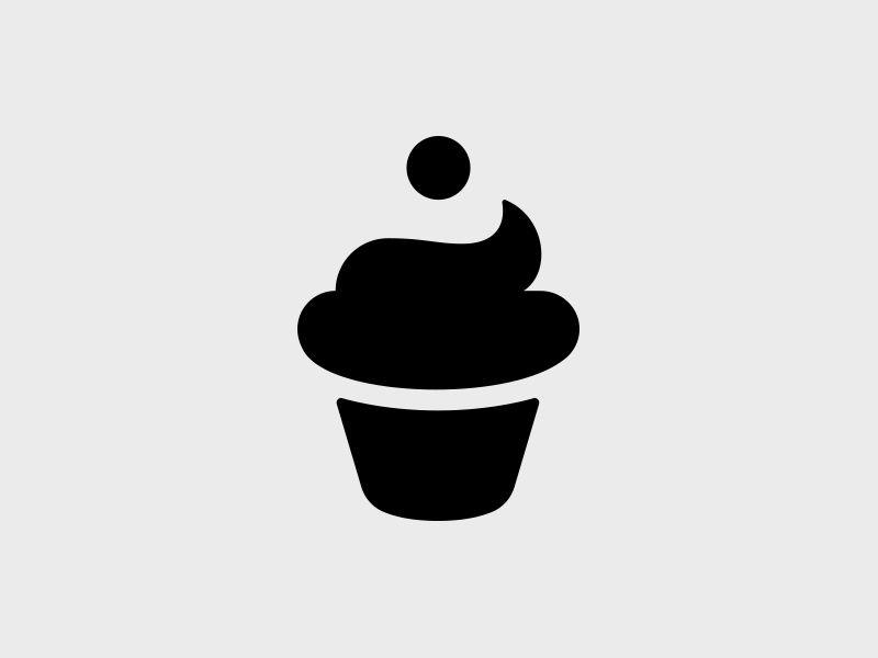 Cupcake Logo - Cupcake logo #dailylogochallenge by Mateusz Delegacz. Dribbble