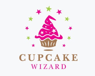 Cupcake Logo - Logopond - Logo, Brand & Identity Inspiration (Cupcake Wizard Logos ...