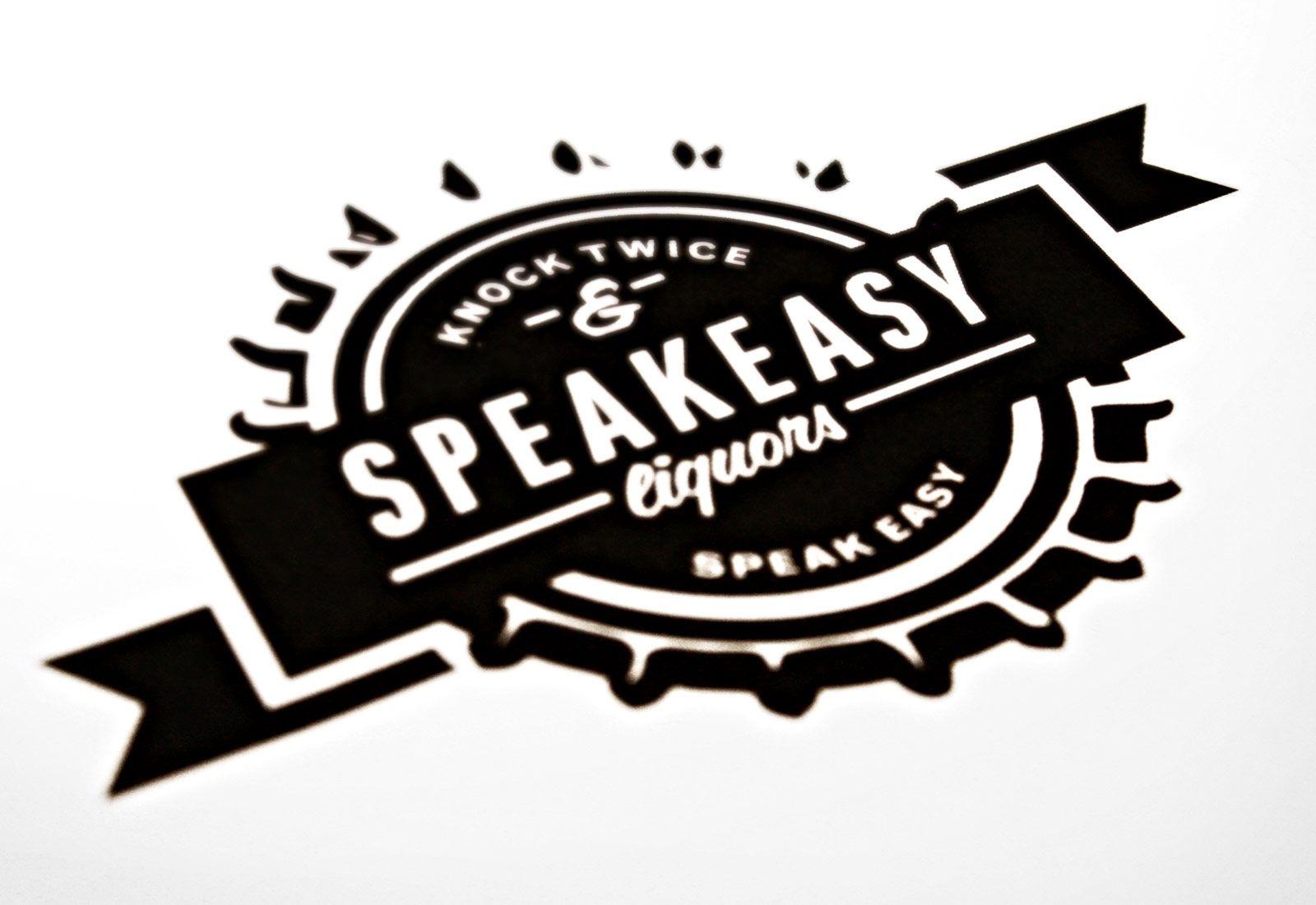 Speakeasy Logo - Speakeasy Liquors Design Work Feature - James Arthur Design Co