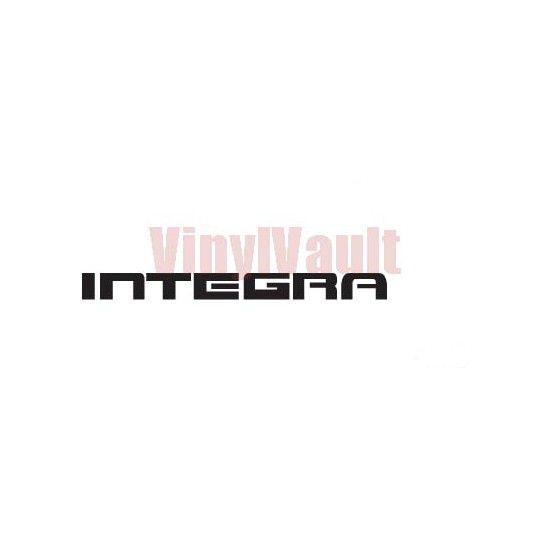 Integra Logo - INTEGRA Logo Vinyl Car Decal