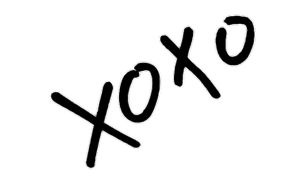 Xoxo Logo - xoxo logo words - Sticker by ᴋaʀy