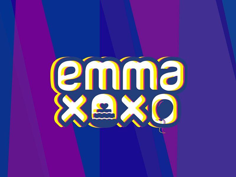 Xoxo Logo - Emma Xoxo logo by Ulzii Enkhbaatar | Dribbble | Dribbble