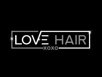 Xoxo Logo - Love Hair XOXO logo design - 48HoursLogo.com