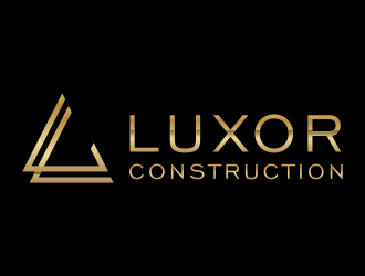 Luxor Logo - Luxor Construction logo design - 48HoursLogo.com
