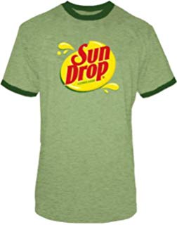 Sundrop Logo - Amazon.com: Tee Luv Sun Drop T-Shirt - Distressed Sundrop Citrus ...