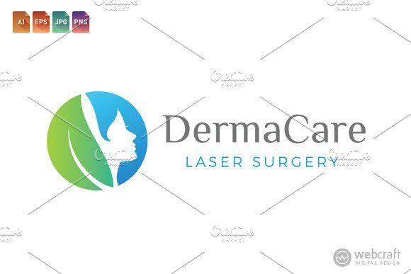 Dermatology Logo - Beauty Dermatology Logo Template 2 ~ Logo Templates ~ Creative Market