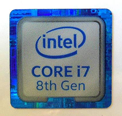 I7 Logo - VATH Original Intel Core I7 8th Gen Sticker 18 X 18mm 11