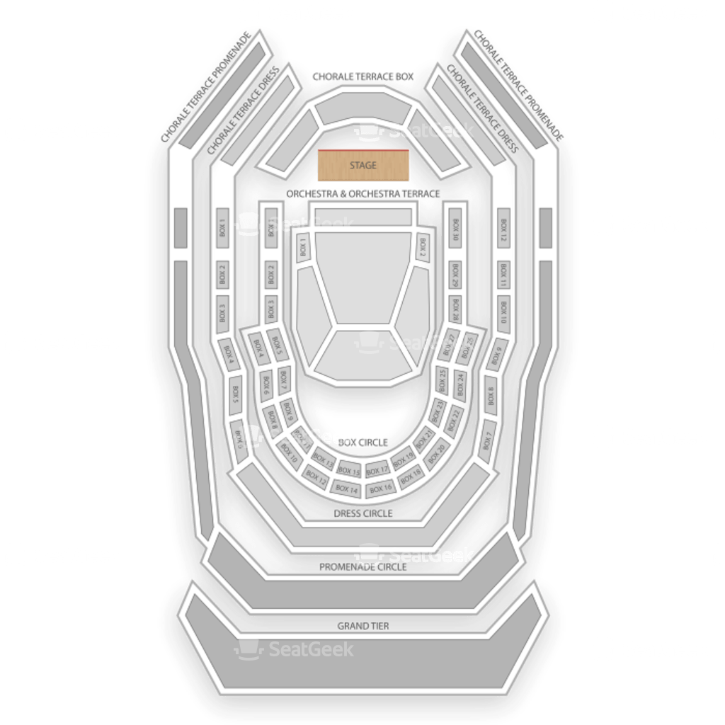 Seating Chart Segerstrom Concert Hall