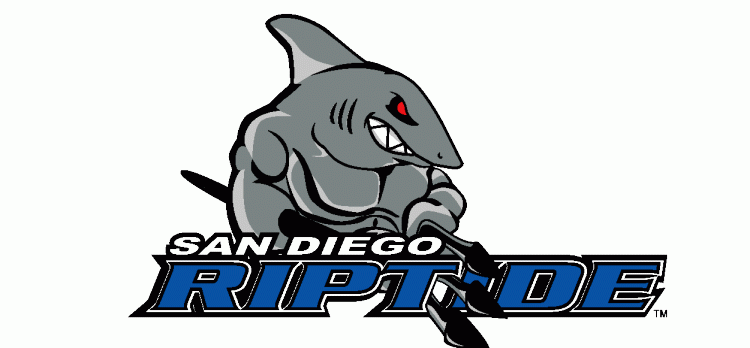 Riptide Logo - San Diego Riptide Wordmark Logo - Arena Football 2 (AF2) - Chris ...