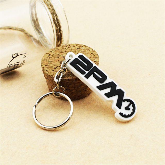 2Pm Logo - Youpop Wholesale KPOP Fan 2PM LOGO Plastic Fashion Key Chain Ring