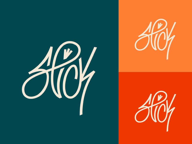 Slick Logo - Slick - Type Logo color variations by Alex Gorbanescu | Dribbble ...