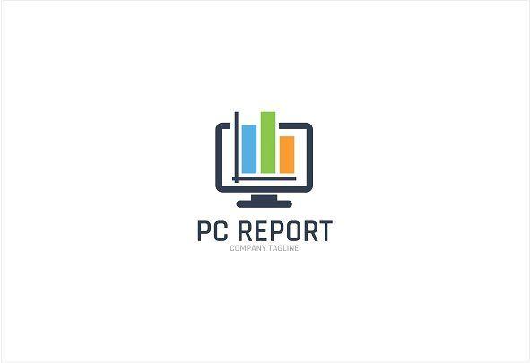 Report Logo - PC Graph Report Logo ~ Logo Templates ~ Creative Market