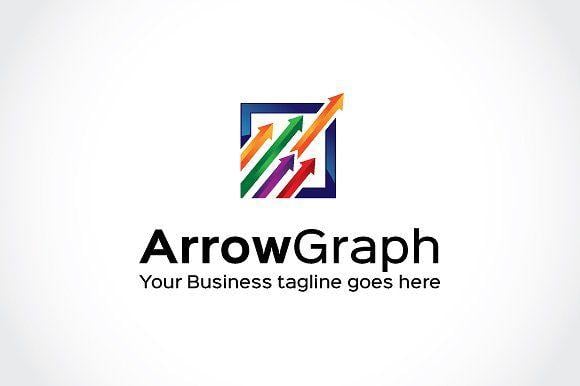 Graph Logo - Arrow Graph Logo Template ~ Logo Templates ~ Creative Market