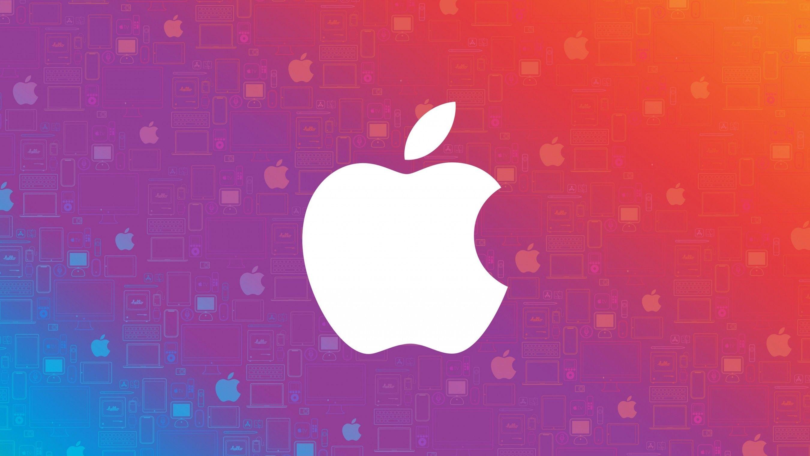 Www.Apple Logo - Download 2700x1520 Apple Logo Wallpapers - WallpaperMaiden